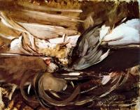 Giovanni Boldini - Wild game in Black